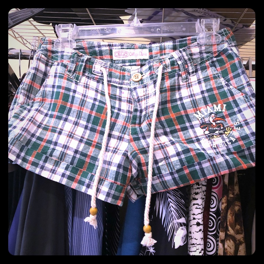 University of Miami shorts